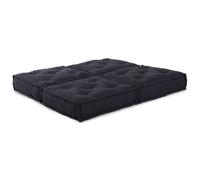 Poufs Modulaires Vidaxl 2 Pcs Anthracite En Tissu