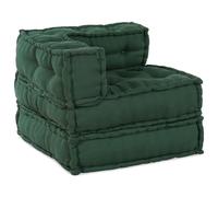 Poufs Modulaires Vidaxl 2 Pcs En Tissu Vert