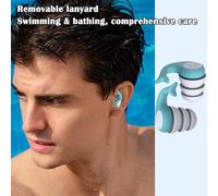 Pougle d'oreille de natation pour femmes, bouchons d'oreille annulant le bruit en silicone,Plug d'isolation sonore de silicone anti-bruit - Le protecteur auditif confortable résistant à l'ea