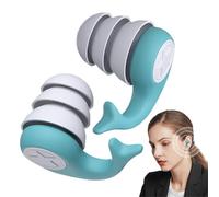 Pougle d'oreille de natation pour femmes, bouchons d'oreille annulant le bruit en silicone, Plug d'isolation sonore de silicone anti-bruit, Protection des bouchons de sommeil de do