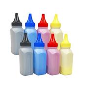 Pouile de Recharge de Toner Compatible 2 Set Compatible avec CLT 407 CLT-407 CLT-K407S et CLP-320 CLP-325 CLX-3180 CLX-3185(2 Set 8PCSX40g)