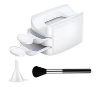 Pouire en poudre de trempette à ongles, récipient de trempette à ongles,Pin de recyclage de poudre de trempette avec pinceau | Nail Tech Must Haves, outils de manucure pour les décorations de gemmes e