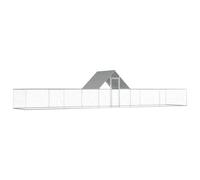 Kippenren 10x2x2 m gegalvaniseerd staal144563