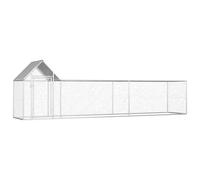 Poulailler 2x1x1,5 m Acier Enclos Clapier Cage Animaux Lapin Canard vidaXL