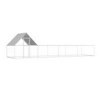 Poulailler 2x1x1,5 m Acier Enclos Clapier Cage Animaux Lapin Canard vidaXL