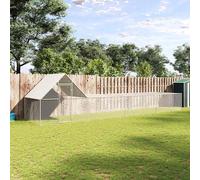 Poulailler 2x1x1,5 m Acier Enclos Clapier Cage Animaux Lapin Canard vidaXL