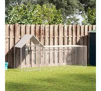 Poulailler 2x1x1,5 m Acier Enclos Clapier Cage Animaux Lapin Canard vidaXL