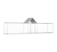 vidaXL Poulailler 5 x 1 x 1,5 m Acier galvanisé 144560