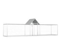 vidaXL Poulailler 5 x 1 x 1,5 m Acier galvanisé 144560