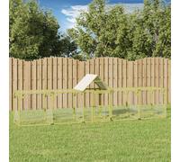 Kippenhok 500x100x150 cm geÃ¯mpregneerd massief grenenhout3102983