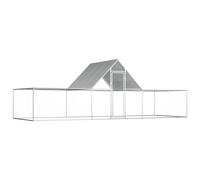 Poulailler Acier Enclos Clapier Cage Animaux Lapins Canard Poulet vidaXL