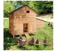 Poulailler chalet en bois 6 à 10 poules avec pondoir