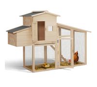 IDMarket - Poulailler Comfort avec pondoir en Bois