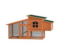 Poulailler de jardin 2 poules bois pin toit bitumé Zipper ZI-CC2