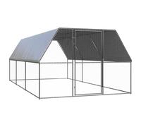Poulailler d'Extérieur 3x10x2 m Acier Galvanisé Cage à Poules Animaux vidaXL