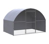 Poulailler d'Extérieur 3x8x2 m Acier Galvanisé Cage Poulets Volière vidaXL