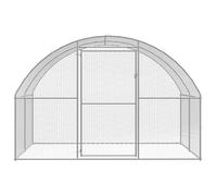 Poulailler - Dilwe - 3x2x2 m - Acier galvanisé - Extérieur - Pour 6 poules