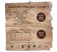 Poulailler Duvoplus Mansion Country Beige 202x110,5x181 cm