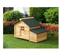 Poulailler en bois avec pondoir - 2 poules - L. 106 x P. 64 x H.71 cm - Naturel- ANSER