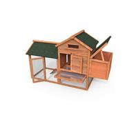 Poulailler en Bois avec Pondoir et Perchoir Accueillant 2 Poules