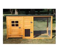 Poulailler en bois pour jardin extérieure poules cage canard équipé 2 perches 150 x 80 x 68 cm FLEXI 147 Standard