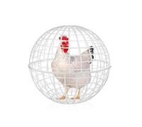 Poulailler en Plastique Mobile en Forme de Boule, Cage à Poules Ronde roulante pour l'extérieur (3 pièces), enclos de Promenade pour Lapins, pour Utilisation à l'extérieur de la Ferme
