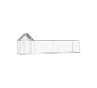 vidaXL Poulailler 5 x 1 x 1,5 m Acier galvanisé