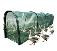 Poulailler Et Parcours Maison Pliable Longue avec Porte Amovible