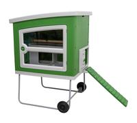 Poulailler mobile en plastique 2 cartons Kerbl Vert 119x96x162 cm