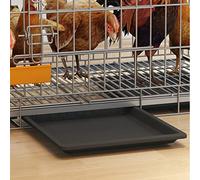 Poulailler pliable avec roulettes et plateau à fumier amovible, clapier intérieur spacieux pour poules, lapins et canards, accès facile avec deux portes
