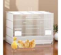 Poulailler pliable - Maison de volaille d'intérieur multifonction avec filet en fil métallique, ventilation et respirabilité - Idéal pour poulets, canards, lapins et chatons - Design compact