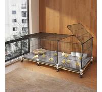 Poulailler portable avec roulettes et plateau de nettoyage pour faciliter la collecte et la mobilité des œufs