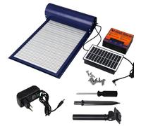 Poulailler Porte Automatique Solaire avec Télécommande et Minuteur Étanche IP65 Conception Alliage d'Aluminium pour Chat Chien Volaille