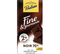 Poulain Chocolat Noir 70% de cacao – Tablette – 100 g