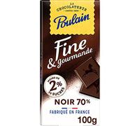 Poulain Chocolat Noir 70% de Cacao la Tablette de 100 g