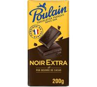 POULAIN - Noir Extra 200G - Lot De 4
