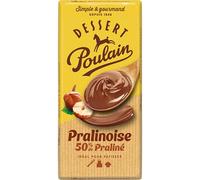 Poulain Tablette Chocolat Pralinoise 180 g