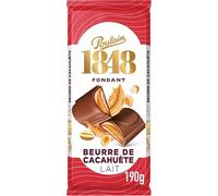 POULAIN Tablette de chocolat au lait avec beurre de cacahuète 190 g