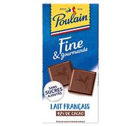 Poulain Tablette de Chocolat Ligne gourmande Lait 100 g