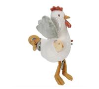 Poule d'activités douce - Little Farm - 25 cm pour éveiller votre enfant