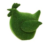 Poule Déco Extérieur "Grass" 25cm Vert