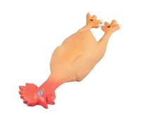 Record - Jeu en Latex pour Chiens Poule avec Squeaker - Jouet Interactif pour Animaux - Réaliste Forme de Poule - Matériau Résistant - Taille: 45cm