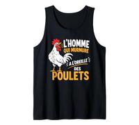 Poule Humour Poulets Citation Parle à l'oreille des Poulet Débardeur