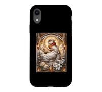 Poule Poule Coq Coquette Catholique Sacrée Vintage Kitsch Coque pour iPhone XR