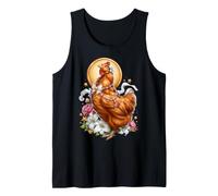 Poule Poule Coq Coquette Catholique Sacrée Vintage Kitsch Débardeur