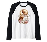 Poule Poule Coq Coquette Catholique Sacrée Vintage Kitsch Manche Raglan