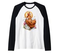 Poule Poule Coq Coquette Catholique Sacrée Vintage Kitsch Manche Raglan