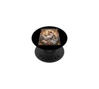 Poule Poule Coq Coquette Catholique Sacrée Vintage Kitsch PopSockets PopGrip Adhésif