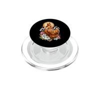 Poule Poule Coq Coquette Catholique Sacrée Vintage Kitsch PopSockets PopGrip pour MagSafe