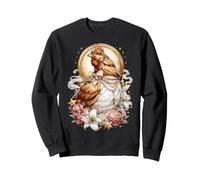 Poule Poule Coq Coquette Catholique Sacrée Vintage Kitsch Sweatshirt